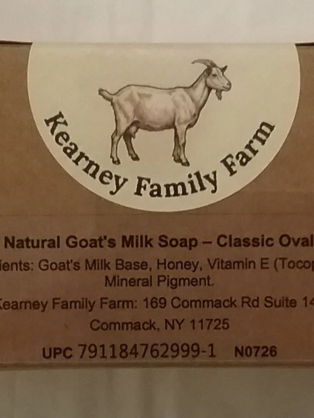 Natural Heritage Hand Poured Goat Milk Soap (Single Bar)